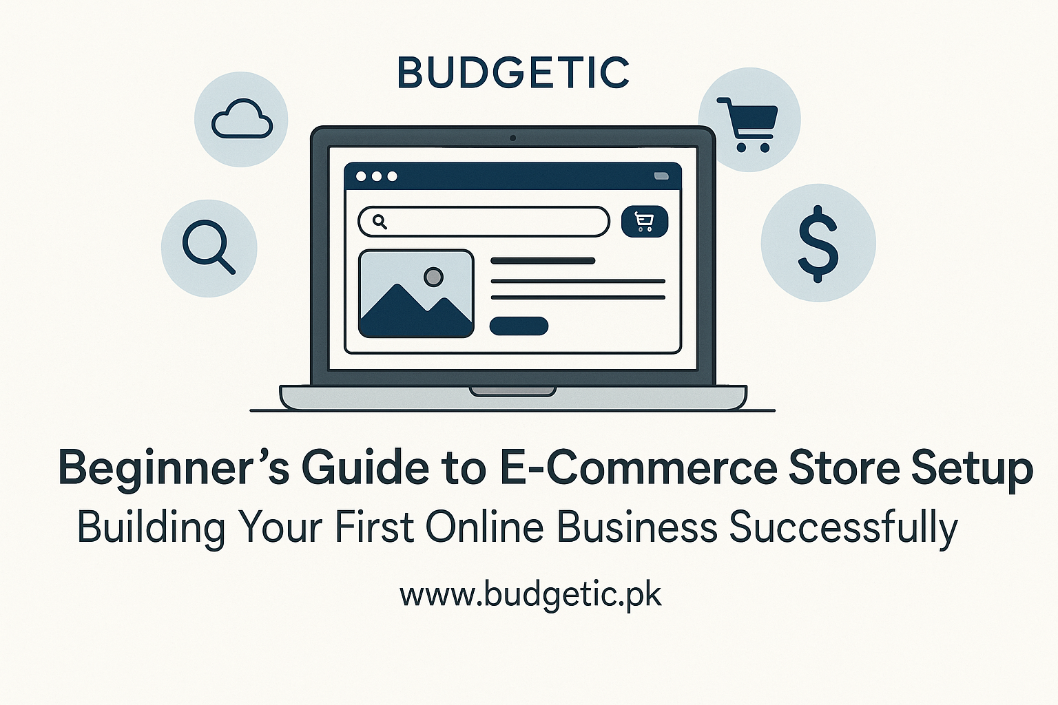 A comprehensive beginner's guide to e-commerce store setup, detailing steps from choosing a platform to Google Ads for a successful online business.