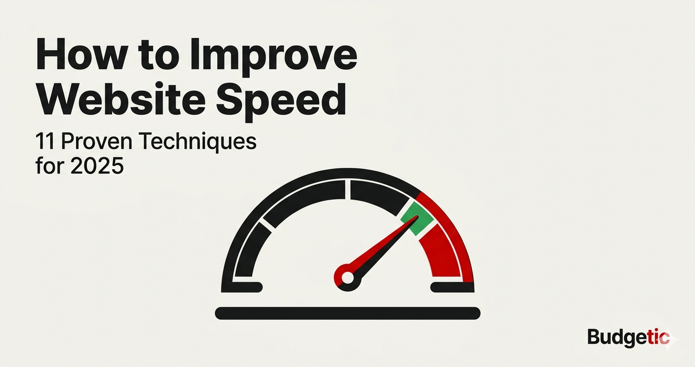 How to improve website speed in 2025 — 11 proven optimization techniques