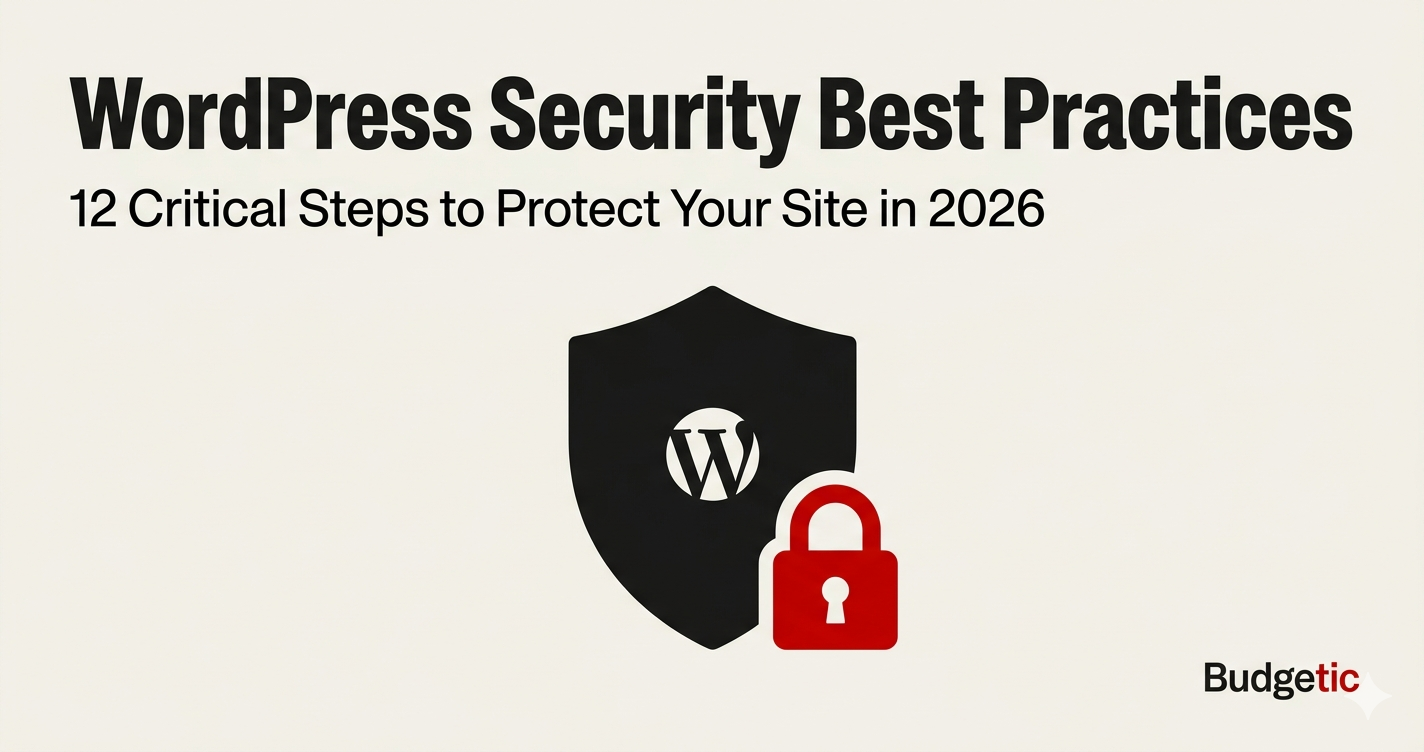 WordPress security best practices — 12 critical steps to protect your website in 2026